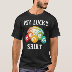 Mijn Lucky Bingo Shirt Grappige Schattigee Bingo S