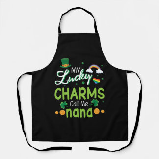 Mijn Lucky Charms noemen me Nana Happy Saint Patri Schort