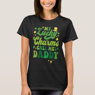 Mijn Lucky Charms noemen me papa St Patrick's Day  T-shirt