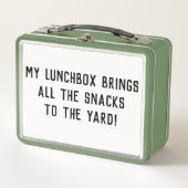 Mijn lunchbox brengt alle snacks naar de tuin (Voorkant)