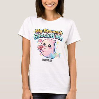 Mijn maag heeft me laten zitten t-shirt