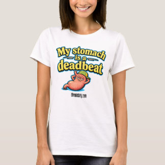 Mijn maag is een luilakker t-shirt