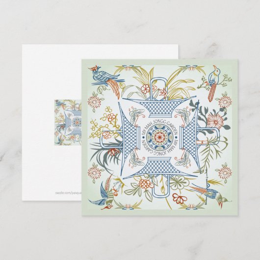 Mijn Mah Jongg Garden Flat Kaart (Voorkant / Achterkant)