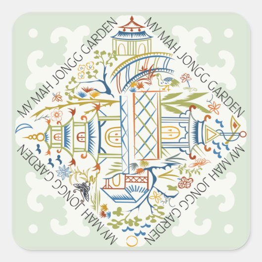 Mijn Mah Jongg Garden Stickers (Voorkant)