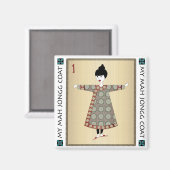 Mijn Mah Jongg Jas 03: Magneet (Voorkant / Achterkant)