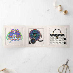 Mijn Mah Jongg Purse Drieluik Kaart