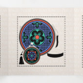 Mijn Mah Jongg Purse Drieluik Kaart (Binnenkant midden)