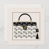 Mijn Mah Jongg Purse Flat Kaart (Voorkant / Achterkant)