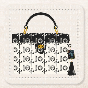 Mijn Mah Jongg Purse Onderzetters