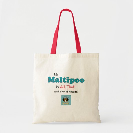 Mijn Maltipoo is alles. Tote Bag (Voorkant)