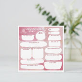 Mijn mama_gepersonaliseerde bedankkaart (Staand voorkant)