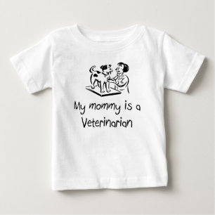 Mijn mama is een dierenarts Baby T-Shirt