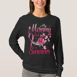 Mijn mama is een overlevende borstkankerverwekkend t-shirt