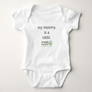 Mijn mama is een Rabbi Baby Bodysuit. Romper