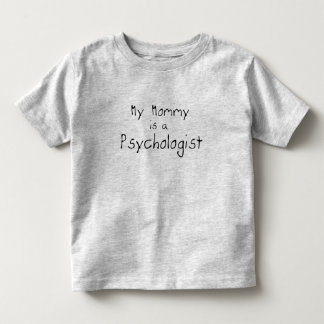 Mijn mama is psycholoog kinder shirts