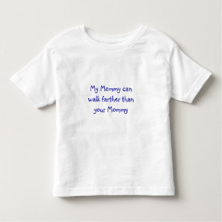 Mijn mama kan verder lopen dan je mama. kinder shirts