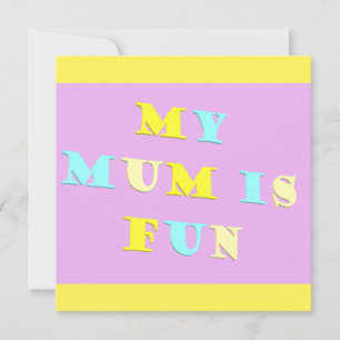 Mijn mama ontwerp met gedicht kleuren bleke gemeng