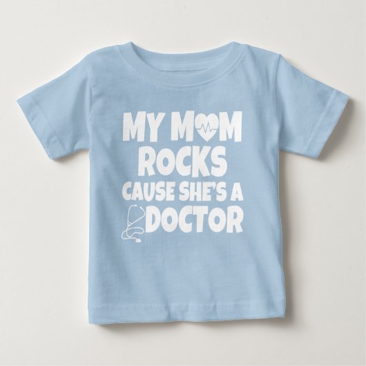 Mijn mama Rocks omdat ze een baby shirt is. (Voorkant)