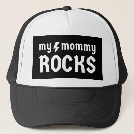 Mijn mama Rocks Trucker Pet (Voorkant)