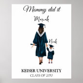 Mijn mama studeerde af, mama deed het! poster (Voorkant)