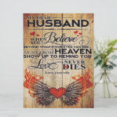 Mijn man Birthday Gift | Brief voor echtgenoot/ech Menu (Staand voorkant)