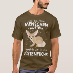 Mijn Man Costume Bin ich in Desert Fo, Halloween T-shirt