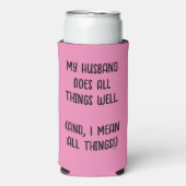 Mijn man doet alles goed. Roze en zwart (Seltzer Voorkant)