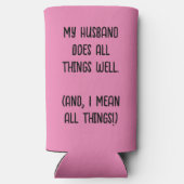Mijn man doet alles goed. Roze en zwart (Achterkant)
