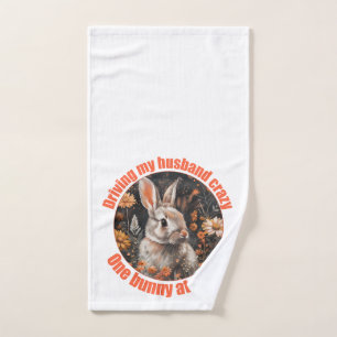 Mijn man gek maken… konijn handdoek