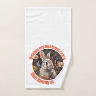 Mijn man gek maken… konijn handdoek
