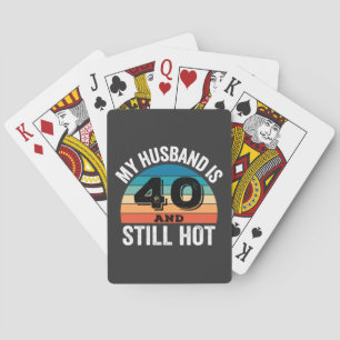 Mijn man is 40 en nog steeds heet pokerkaarten