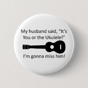 Mijn man zei... ronde button 5,7 cm