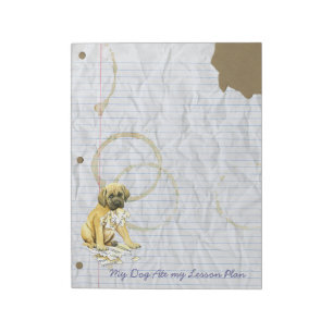 Mijn Mastiff Ate mijn Lesson Plan Notitieblok