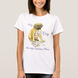 Mijn Mastiff Ate mijn Lesson Plan T-shirt