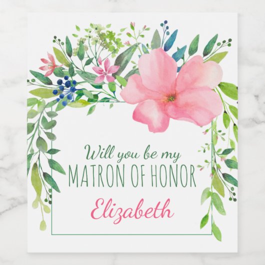 Mijn matron van het etiket van eiwit van wilde bot (Enkel label)