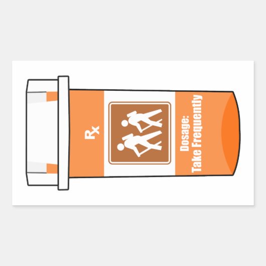 Mijn medicijn rechthoekige sticker (Voorkant)