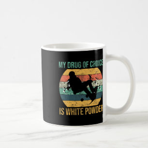 Mijn medicijn van keuze is White Powder Snowboardi Koffiemok