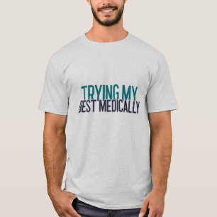Mijn Medische Best – Uitgeputte Student T-shirt