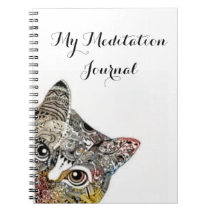 Mijn Meditation Journal - Kat Design Notebook Notitieboek