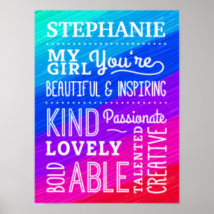 Mijn meisje Amazing Compliments Poster