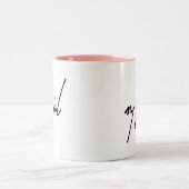 Mijn meisje tweekleurige koffiemok (Center)