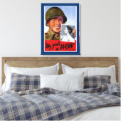 Mijn meisjes een wauw canvas afdruk (Insitu (Slaapkamer))