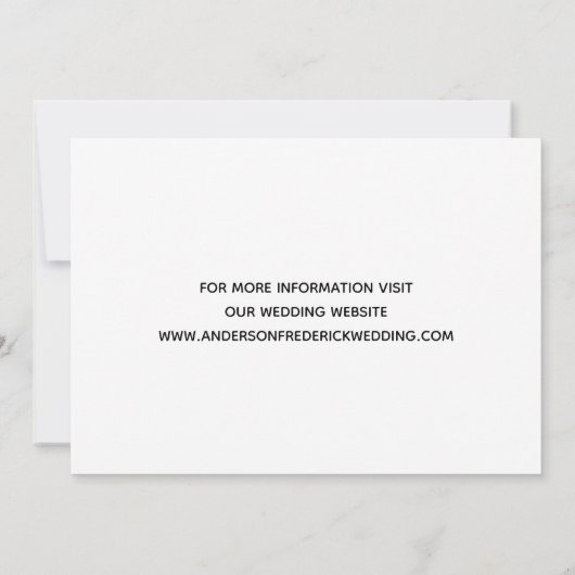 Mijn mens krijgt een gehuwde foto om de save the date (Achterkant)