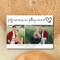 Mijn mensen gaan trouwen, de datum redden