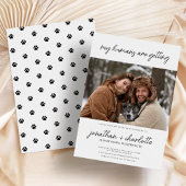 Mijn Mensen Gaan Trouwen Grappige Hond Trouwdag Save The Date