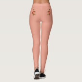 Mijn merk Apparel Tattoo Leggings  Roos (Achterkant)