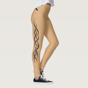 Mijn merk Tattoo Leggings Tribal Stempel