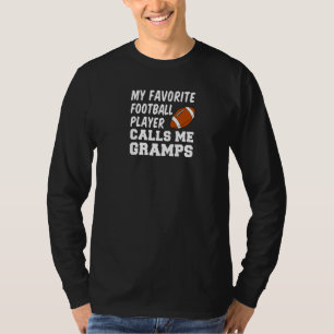Mijn Mijn favoriete voetballer noemt me opa G T-shirt