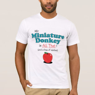 Mijn mini Donkey is alles. Funny Donkey T-shirt