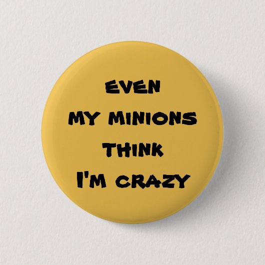 mijn miniaturen ronde button 5,7 cm (Voorkant)